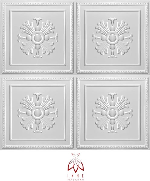 3D Wandpaneel 50x50 cm – PVC Kunststoff in realistischer 3D Optik – Wappen Klassiker Desing D50