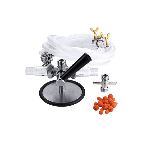 Büroablage aus Leder mit Griffen