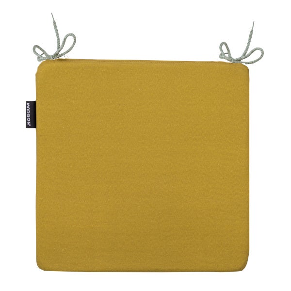 Sitzkissen Panama senf - Ca. 40x40 cm - 4er-Set