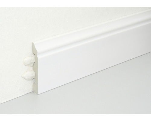 Sockelleiste Weiß K0201OC 13,5x81,5x2400 mm