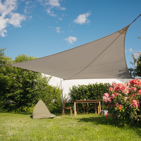Sonnensegel Wasserdicht Taupe Quadrat 450x450 Cm - Maanta® Ez Breez