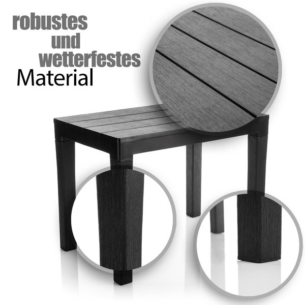 Gartentisch aus robustem, wetterfestem Material