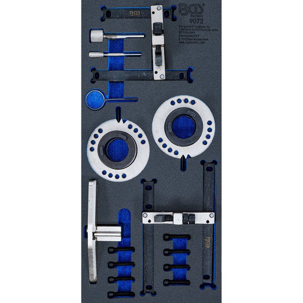 BGS Werkstattwageneinlage 1/3: Motor-Einstellwerkzeug-Satz für Ford 1.0 / 3-Zylinder Ecoboost - 9072
