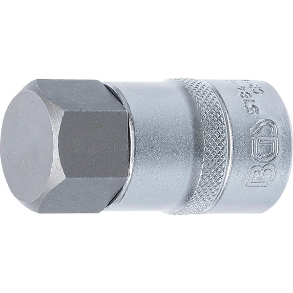 BGS Bit-Einsatz Antrieb Innenvierkant 12,5 mm (1/2) Innensechskant 24 mm - 5184-H24