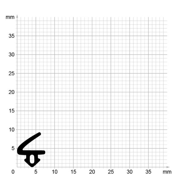 DIWARO. | Lippendichtung LP193 | schwarz | 5 Meter