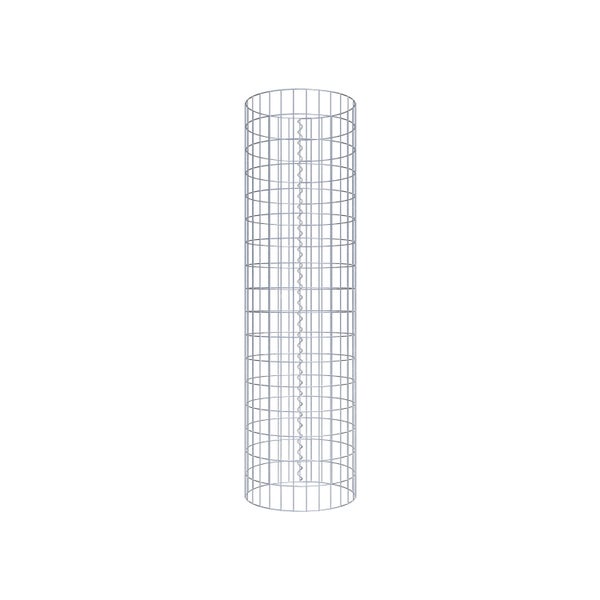 Gabionensäule Durchmesser 47 cm, MW 5 x 10 cm rund - Höhe: 1,70 m