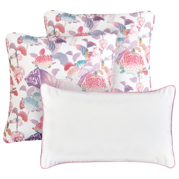 Gartenkissen 3er Set VIVID Blumenmuster Bunt