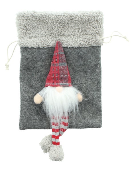 FRANK FLECHTWAREN | Geschenkbeutel Wichtel, 2er Set, 14 x 18 cm, POLYESTER