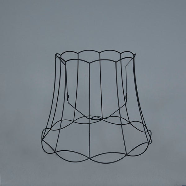 Lampenschirm aus Metall schwarz 50/40 - Granny Frame