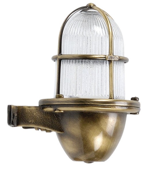 Marineleuchte mit klarem Glas und Käfig