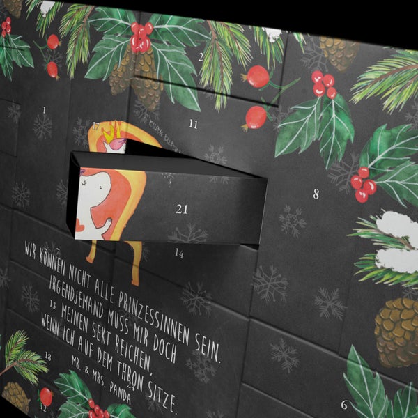 Mr. & Mrs. Panda Befüllbarer Adventskalender Einhorn König - Schwarz