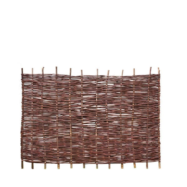 Weidenzaun zur Gartengestaltung