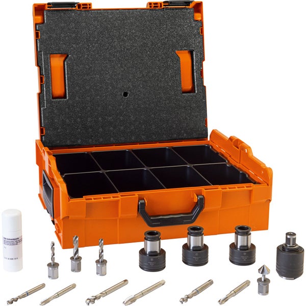 Fein Fabricator M12 Tapping-Set 3/4 Weldon in L-Boxx - 33901680400