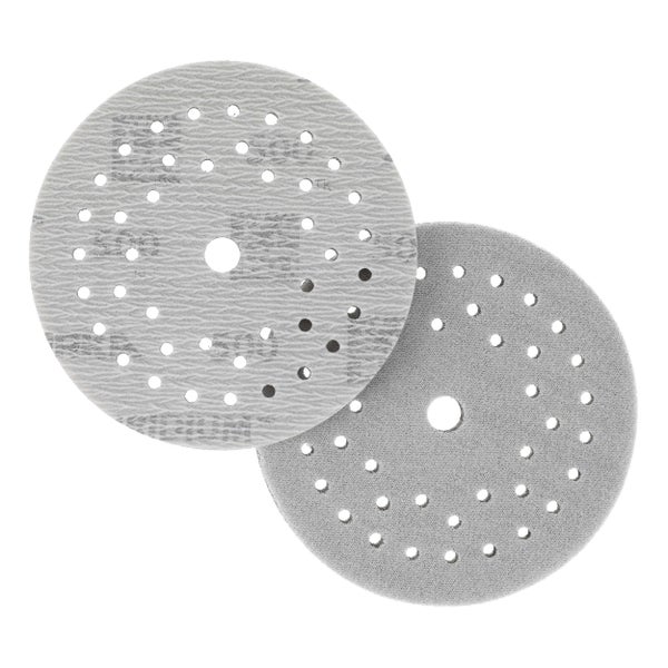 Mirka Iridium Soft Schleifscheiben Ø 125 mm / Korn P500 / Klett Multifit / 20 Stück / schaumbasiertes Schleifmittel für präzises Trockenschleifen, Klarlackschliff, Finish