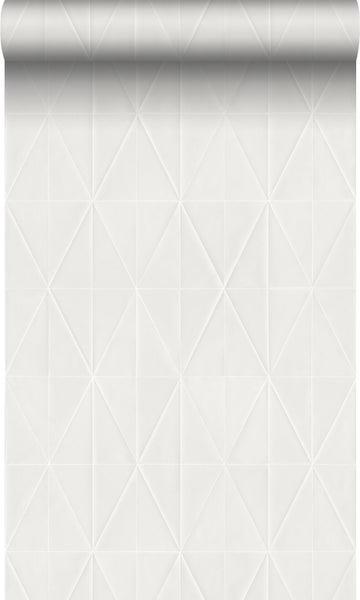 Origin Wallcoverings Tapete grafische Form Crême-Weiß - 53 cm x 10,05 m - 347212