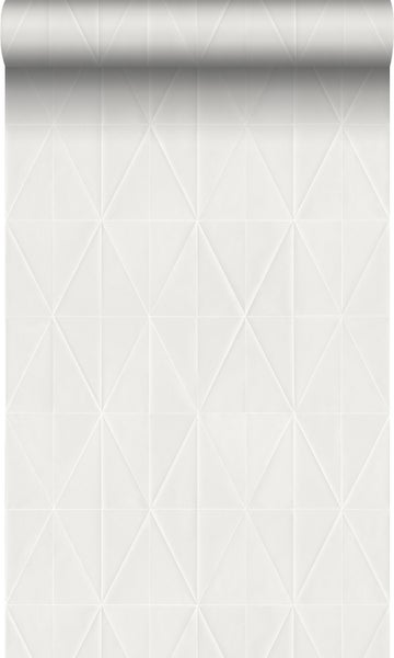 Origin Wallcoverings Tapete grafische Form Crême-Weiß - 53 cm x 10.05 m - 347212