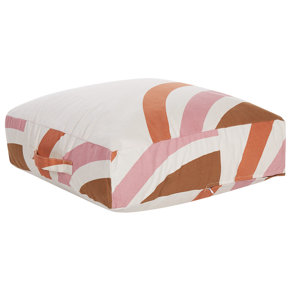 Pouf TEMARA Baumwolle Bunt 50 cm 50 cm 20 cm
