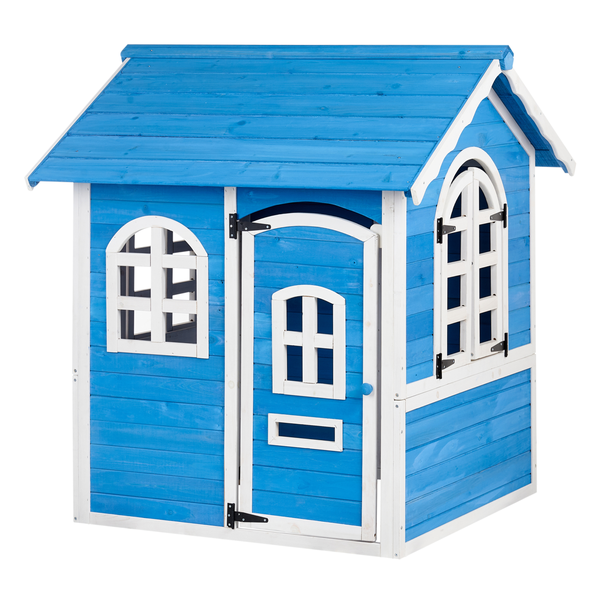Garten Spielhaus KOKKONI Tannenholz Blau