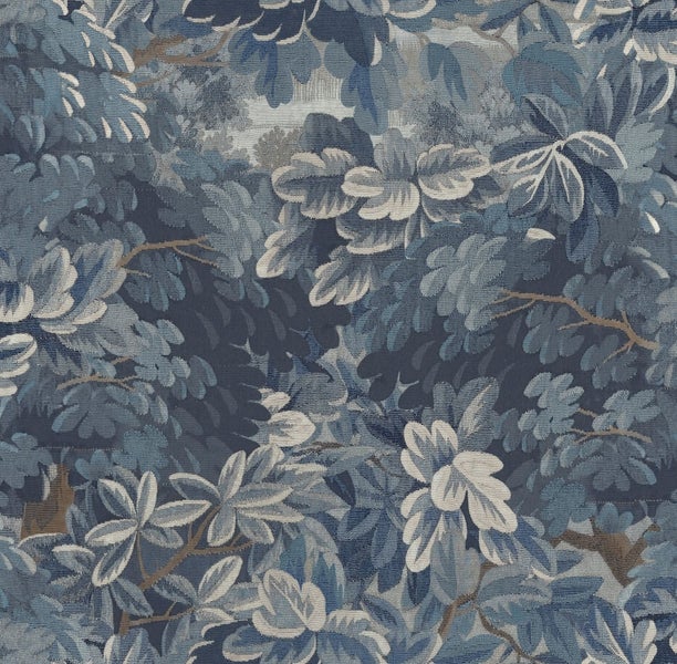 Textil Tapete mit floralem Muster