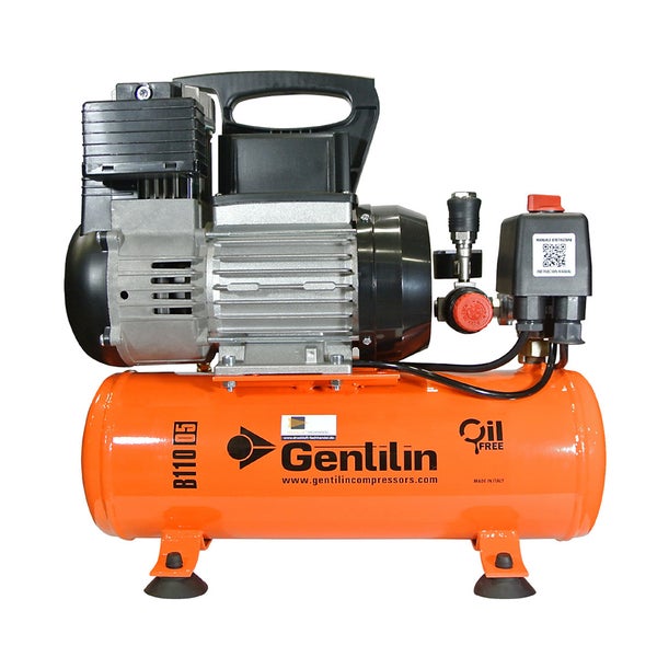 Gentilin ölfreier Kompressor B110/05 – Das tragbare Transportgenie