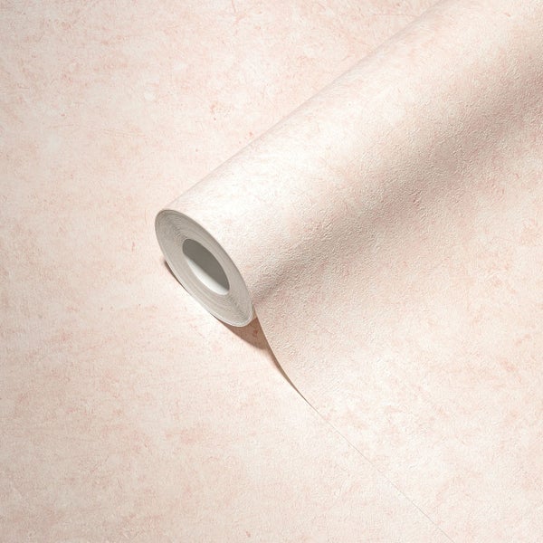 Stilleben mit Zimmerpflanze, Büchern und Textiltapete