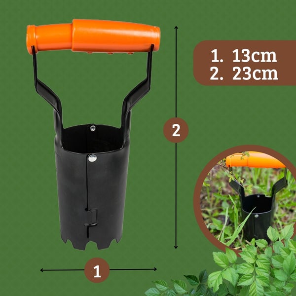 Zwiebelpflanzer Garten Blumenzwiebelpflanzer Zwiebelstecher Auslöseautomatik Pflanzhilfe für Blumenzwiebeln Pflanzautomat