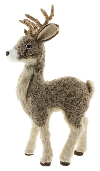 Dekorative Hirschfigur aus Textil