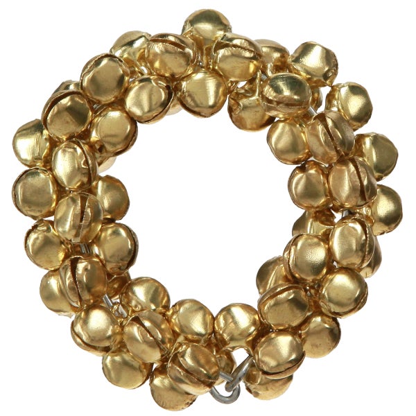 Kranz aus kleinen goldenen Glöckchen