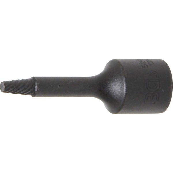 BGS Spiral-Profil-Steckschlüssel-Einsatz / Schraubenausdreher Antrieb Innenvierkant 10 mm (3/8) 4 mm - 5281-4