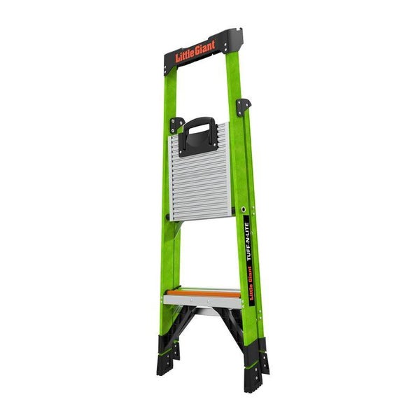 Little Giant Tuff N Lite Stehleiter aus Verbundmaterial mit rutschfester Trittfläche und klappbarem Design