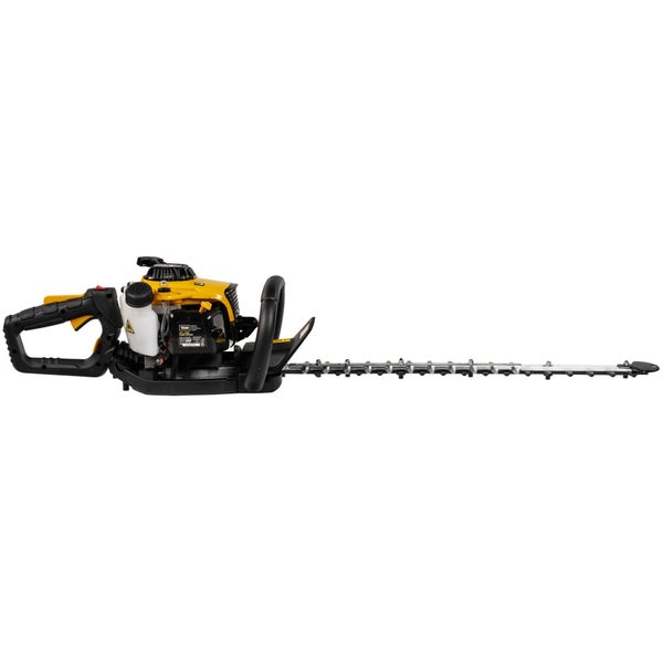 Benzin Heckenschere Texas HTL2300 – 56 cm Schnittlänge, 23 cm³ Motor, 2-Takt, Doppelklinge mit drehbarem Griff