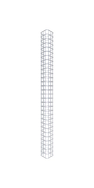 Gabionensäule 17 x 17 cm, MW 5 x 5 cm eckig - Höhe: 1,50 m