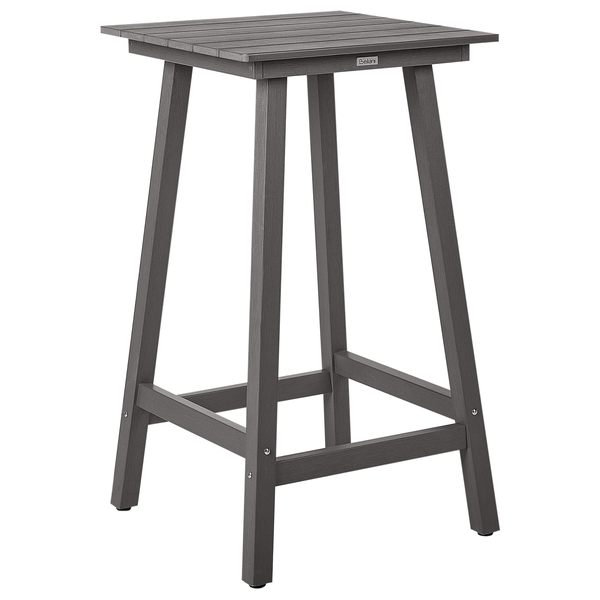 Garten Bartisch ADIRONDACK 60 cm 59 cm Kunststoff Dunkelgrau