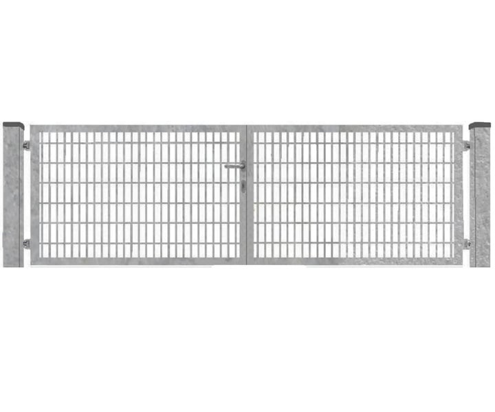 Doppelflügeltor Verzinkt Verzinkt 4000 x 800 mm