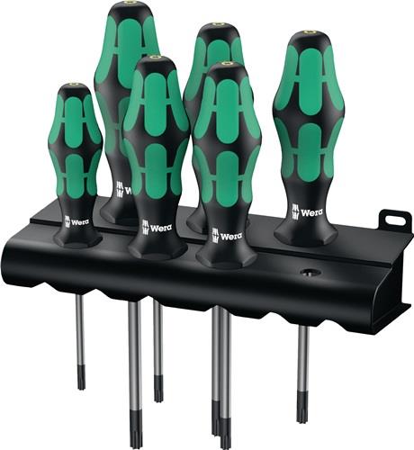Wera 6tlg. 367/6 Schraubendrehersatz Kraftform Plus Torx + Rack - 028062