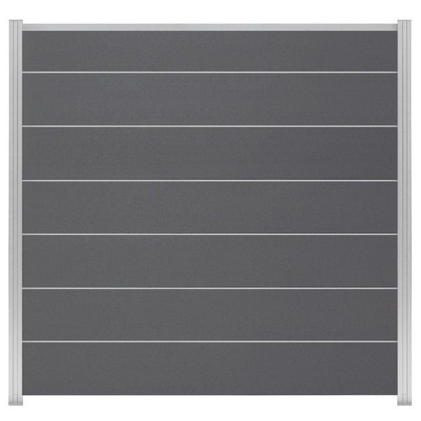 Sichtschutzzaun aus horizontalen Paneelen