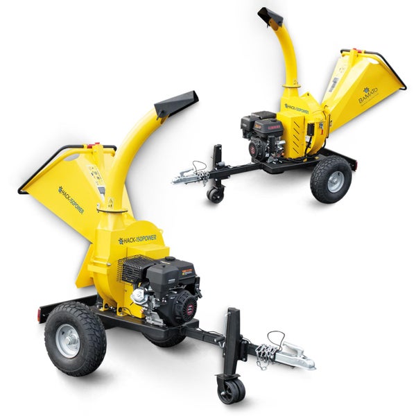 BAMATO HACK-150POWER Holzhäcksler mit E-Start – Leistungsstarker Holzzerkleinerer für Garten und Landschaftsbau