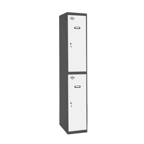 Metallschrank mit zwei Fächern