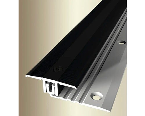 Übergangsprofil 288 Alu eloxiert Schwarz 100 cm