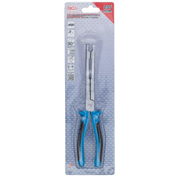 BGS Glühkerzenstecker-Zange 90° abgewinkelt - 66157