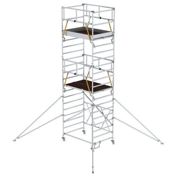 MUNK Klappgerüst SG 1,35x2,45m mit Ausleger und Sicherheitsgeländer 7,16m AH