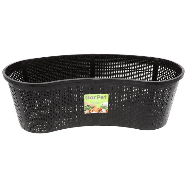 Ovale Pflanzschale aus Kunststoff