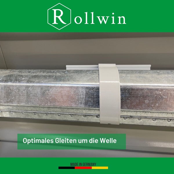 Rollwin 10x Rolladen Aufhängefeder MAXI - 19 cm Rolladenhalterungen Maxi Rolladenaufhängung Stahlfeder Befestigungsfeder Stahlbandaufhänger Rolladen Federn Aufhängung Maxi Aufhänger für Rolladen