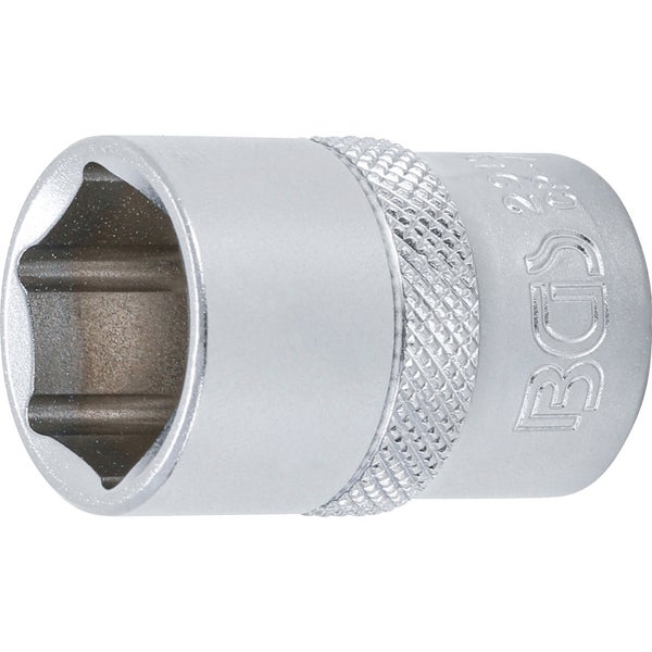 BGS Steckschlüssel-Einsatz Sechskant Antrieb Innenvierkant 12,5 mm (1/2) SW 19 mm - 2919