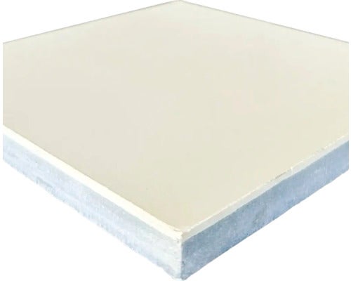 Zement Wand- und Bodenfliese Uni 1.3 ivory 20x20x1,6 cm