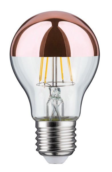 Modern Classic Edition Standard 230V LED Birne Kopfspiegel E27 600lm 6,5W 2700K Kopfspiegel Kupfer