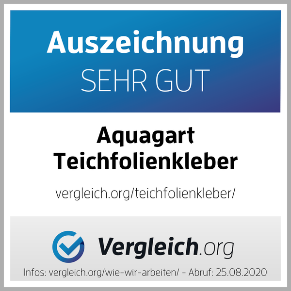 3 x Kleber Ufermatte Steinfolie Böschungsmatte für die Teichfolie 290 ml weiß