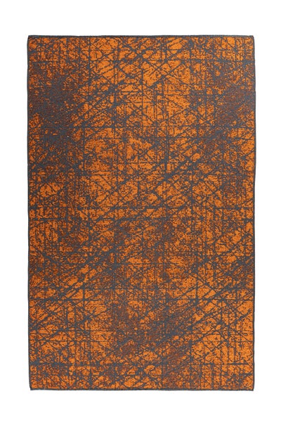 Kurzflor Teppich Oberon Orange Klassisch, Modern 80 x 150 cm