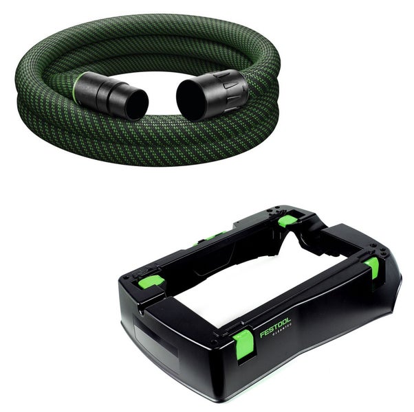Festool Haube CT 26/36 FL VP ( 204040 ) für CTL/CT/CTM 26/36 + Festool Saugschlauch D 36/32x3,5m-AS für Autoclean-Sauger - antistatisch, glatt, konisch ( 500682 )