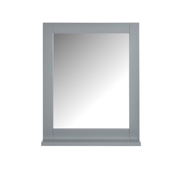 Rechteckiger Spiegel mit Ablage